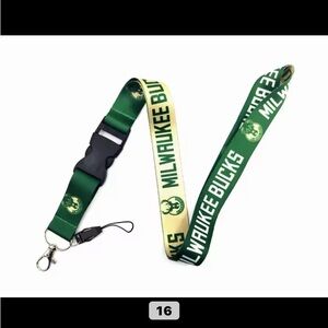 NEW MILWAUKEE BUCKS NBA LANYARD